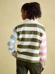 Joules Lara Multi Boxy Fit Rugby Shirt - Image 2 of 6