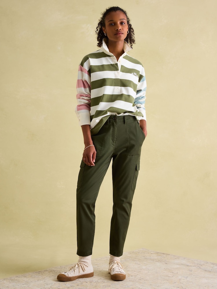 Joules Lara Multi Boxy Fit Rugby Shirt - Image 3 of 6