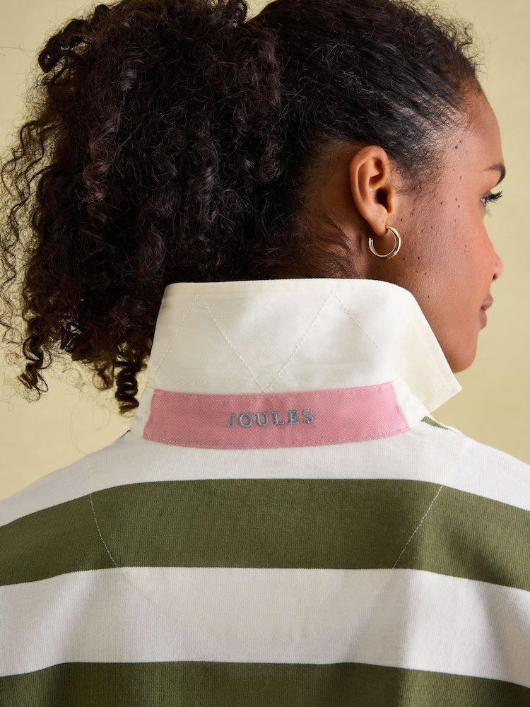 Joules Lara Multi Boxy Fit Rugby Shirt - Image 5 of 6