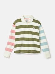 Joules Lara Multi Boxy Fit Rugby Shirt - Image 6 of 6