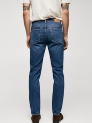 Mango Blue Slim Fit Jeans - Image 2 of 7