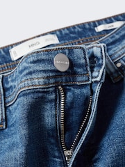 Mango Blue Slim Fit Jeans - Image 7 of 7