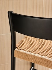 MADE.COM Black Rhye Bar Stool - Image 3 of 3