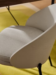 MADE.COM Set of 2 Grey Talia Dining Chairs - Image 2 of 6