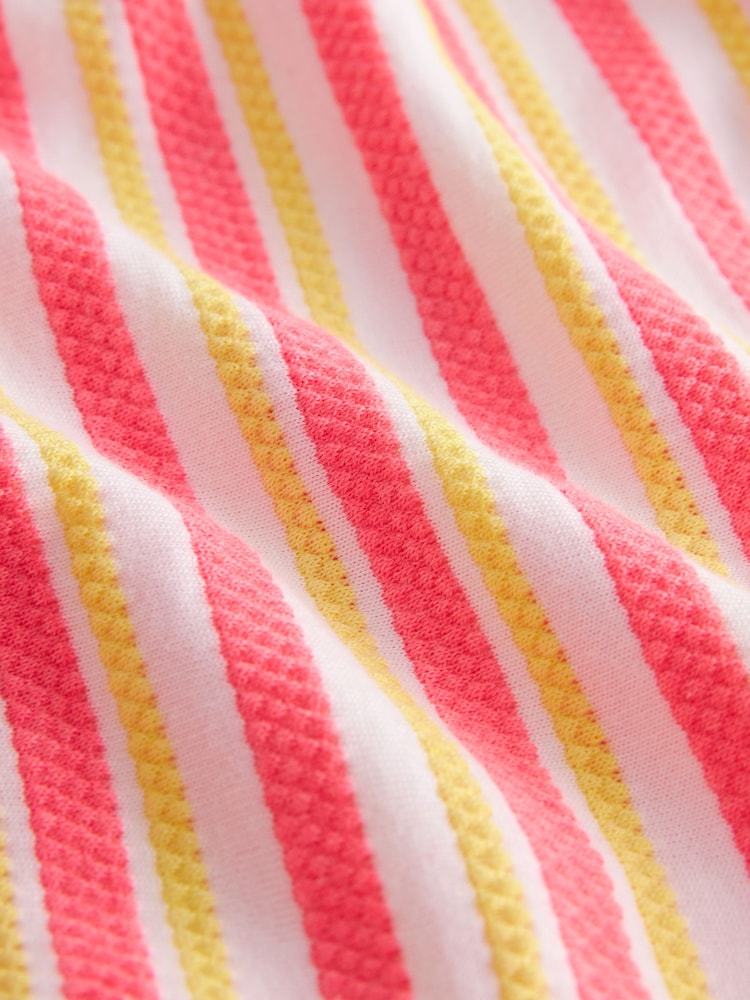 Fluro Orange/Pink Ruffle Short Sleeve Pyjamas 3 Pack (9mths-16yrs) - Image 11 of 11