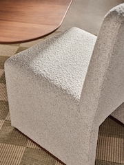 MADE.COM Light Natural Boucle Tova Dining Chair - Image 2 of 4
