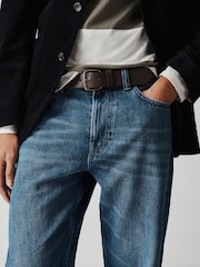 Brown Casual Faux Leather Belt - Image 2 of 5