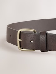 Brown Casual Faux Leather Belt - Image 4 of 5