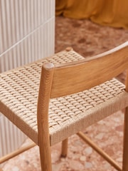MADE.COM Natural Rhye Bar Stool - Image 3 of 6