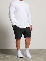 BadRhino Big & Tall Black Skull Jogger Short - Image 1 of 6