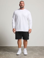 BadRhino Big & Tall Black Skull Jogger Short - Image 2 of 6