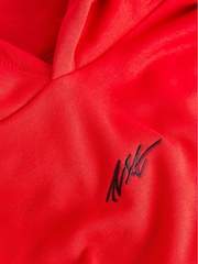 أحمر - Plain Jersey Hoodie (3-16yrs) - صورة 3 من 3
