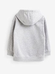 Granite Grey Plain Jersey Hoodie (3-16yrs) - Image 2 of 2