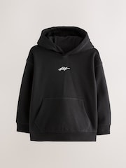 Black NXT Overhead Hoodie (3-16yrs) - Image 4 of 5