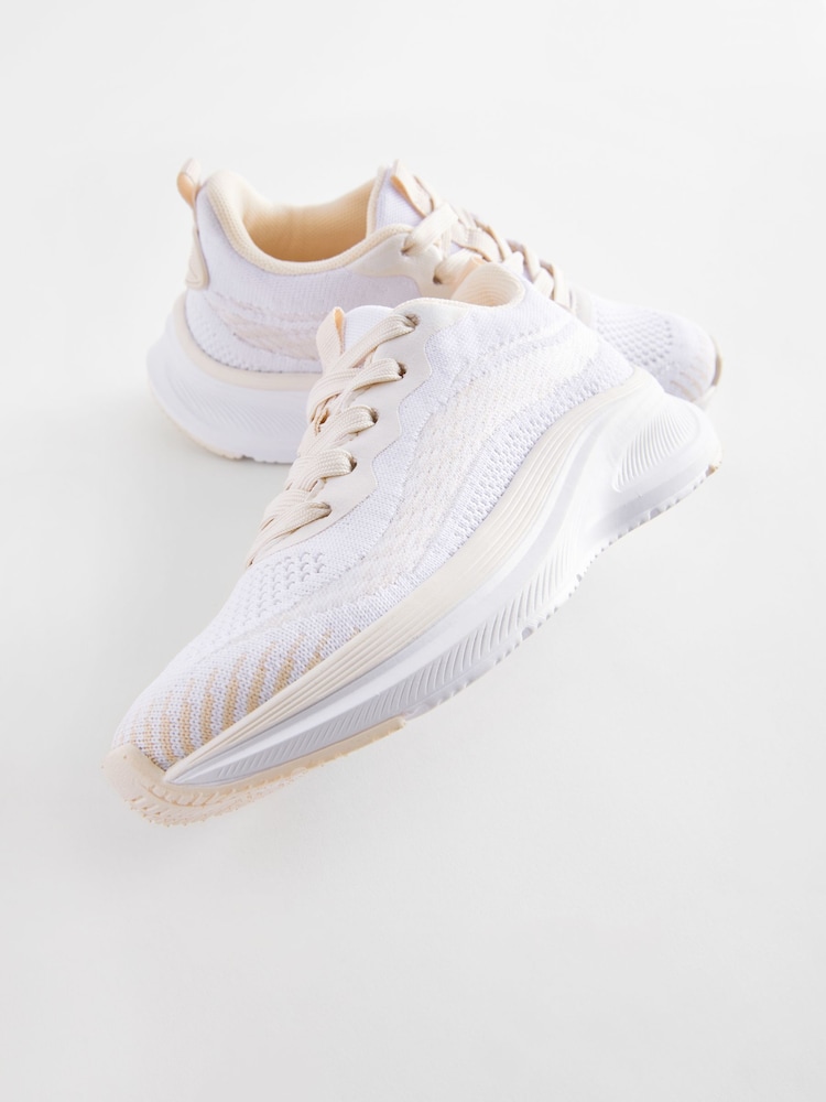 White - Lace-Up Trainers - Image 5 of 5 White - Lace-Up Trainers - Image 5 of 5