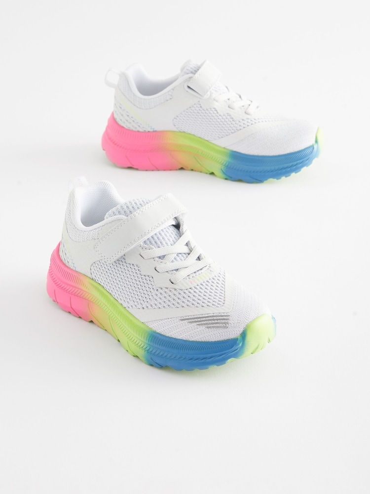 Gris arc-en-ciel - School PE Trainers - Image 1 de 5