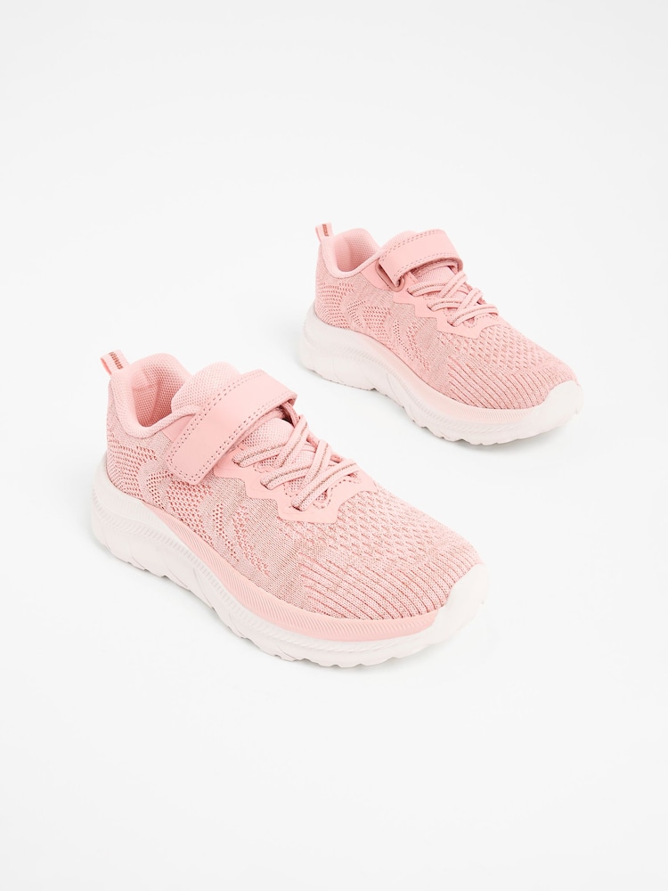 Blush Rose Glitter - School PE Trainers - Image 1 de 5