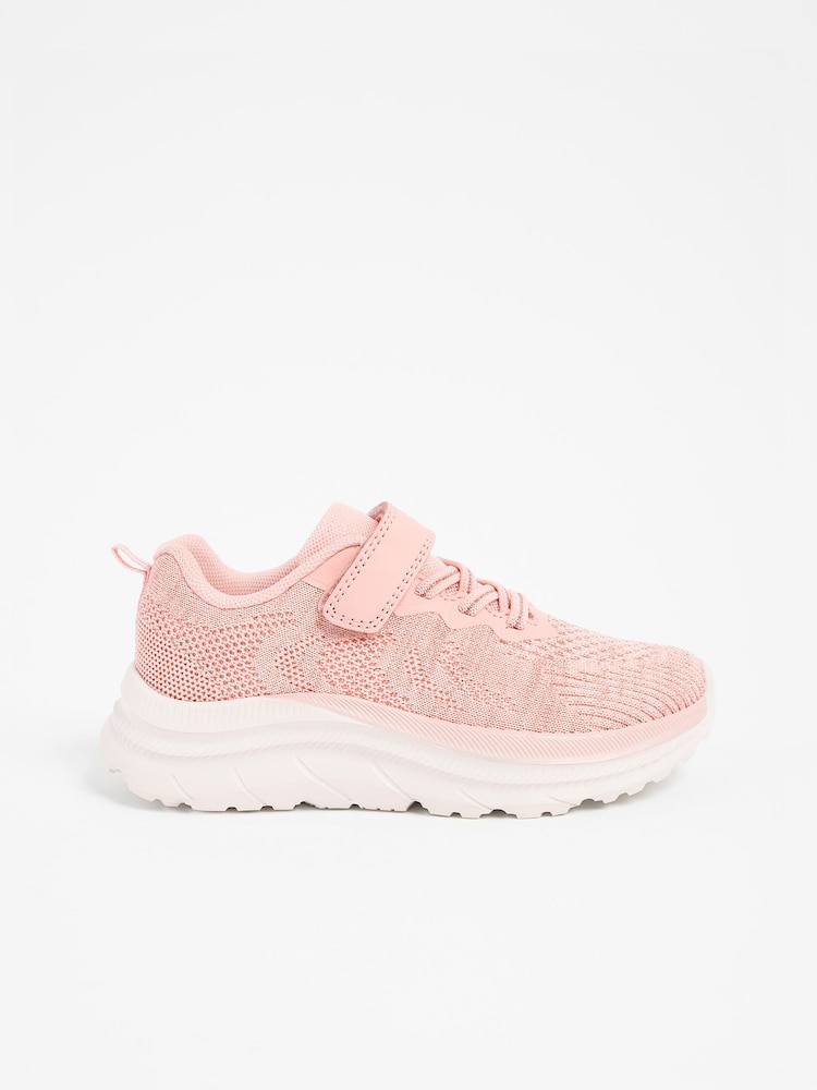 Blush Rose Glitter - School PE Trainers - Image 2 de 5