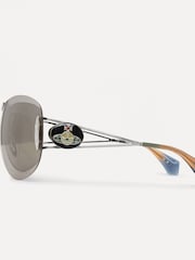 Vivienne Westwood Silver Tina VW7021 Sunglasses - Image 3 of 5