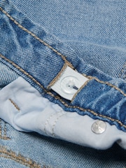 ONLY KIDS Blue Commet Wide Leg Elasticated Waist Jeans - Image 4 of 4