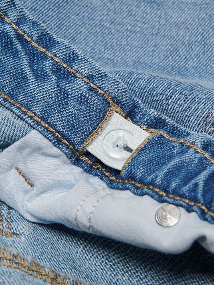 ONLY KIDS Blue Commet Wide Leg Elasticated Waist Jeans - Image 4 of 4