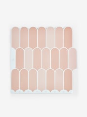 Pink Scallop Peel and Stick 3D Wall Tiles 5 Pack - Image 1 of 3