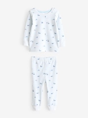 Blue Transport Snuggle Pyjamas 3 Pack (9mths-12yrs) - Image 2 of 6