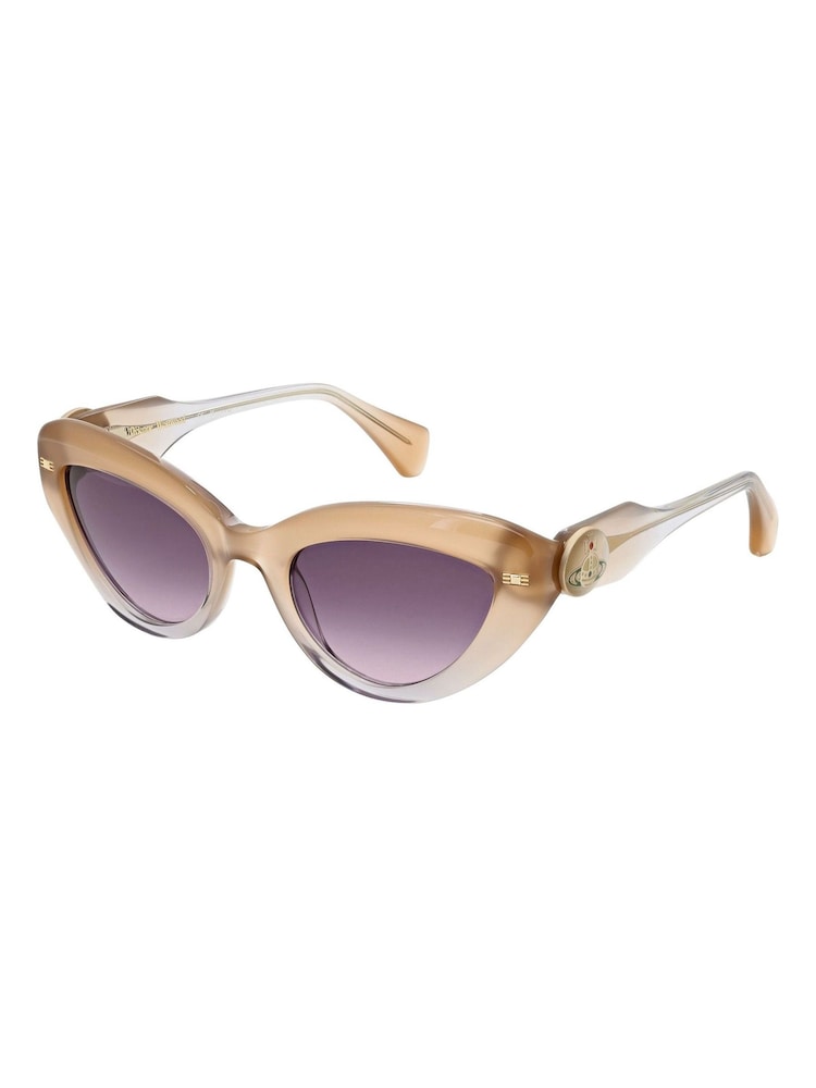 Vivienne Westwood Cream Artemsia Sunglasses - Image 1 of 5