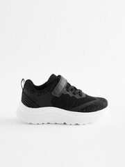 Noir pailleté - Baskets PE de l’école - Image 2 de 5