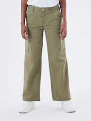 Name It Green Wide Leg Cargo Trousers - Image 1 of 1