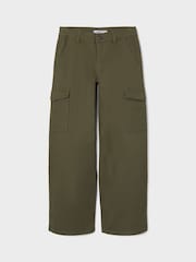 Name It Green Wide Leg Cargo Trousers - Image 3 of 4