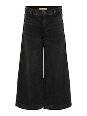 ONLY KIDS Wide Leg Cropped Jeans - Image 2 of 4