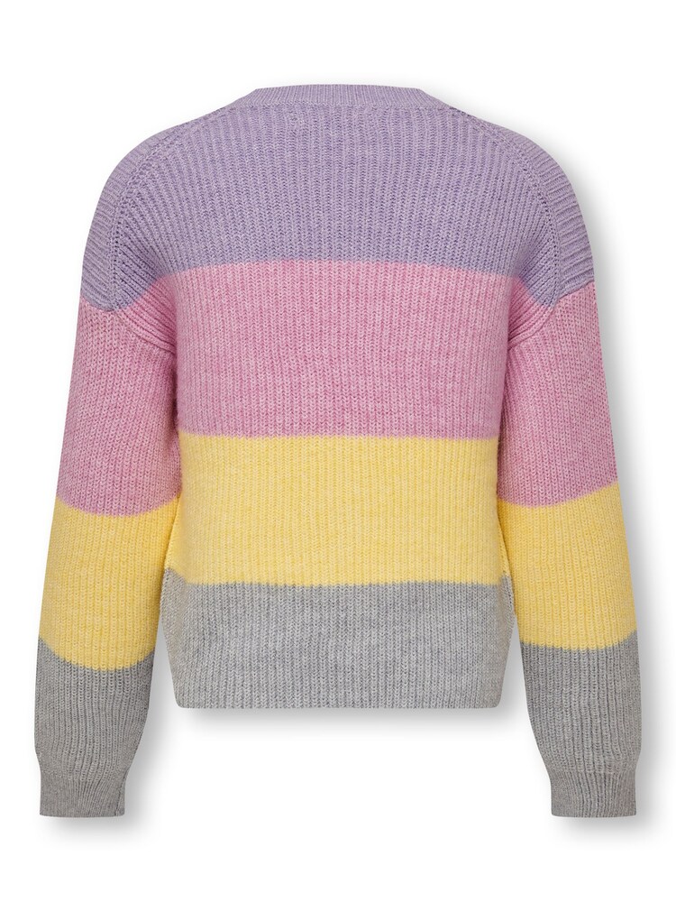 ONLY KIDS Knitted Stripe Jumper - Image 3 of 3