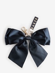 Baker by Ted Baker Navy Shower Resistant Padded Belted Skirt Coat - Image 13 of 13