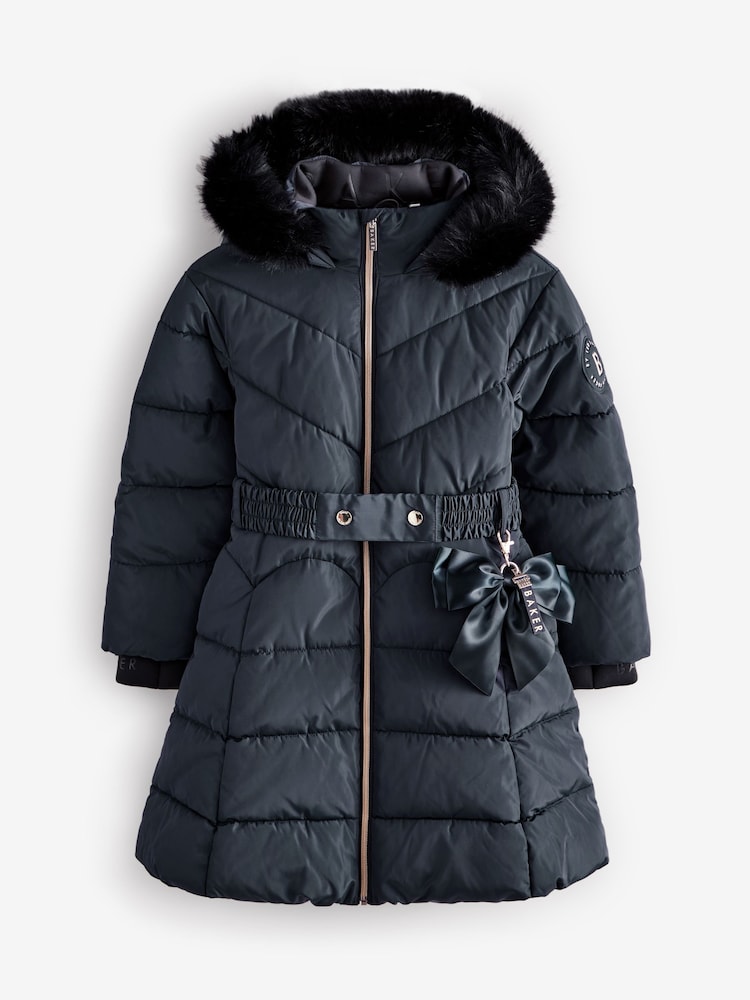 Ted Baker Short Belted Puffer Jacket Ted Baker Abbiiee Belted - Main Image