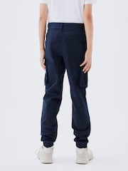 Name It Blue Boys Cargo Trousers - Image 2 of 5