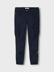 Name It Blue Boys Cargo Trousers - Image 3 of 5