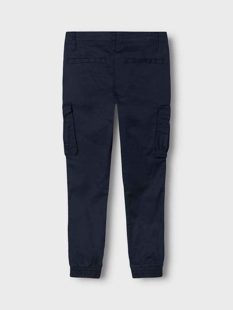 Name It Blue Boys Cargo Trousers - Image 4 of 5