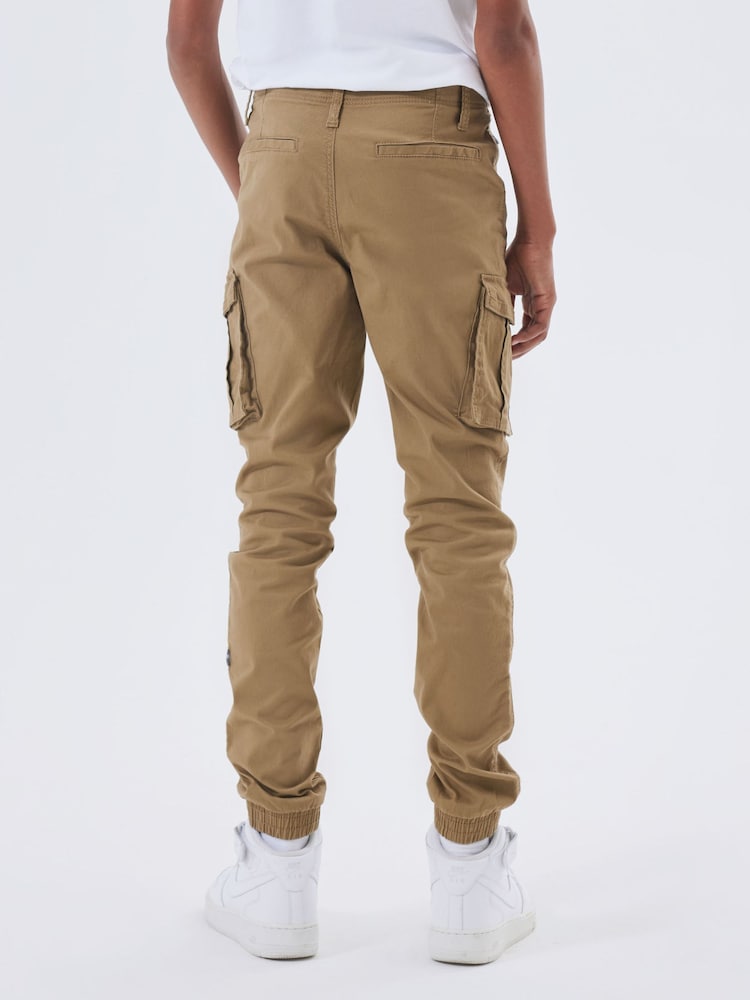 Name It Natural Boys Cargo Trousers - Image 2 of 6