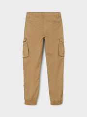Name It Natural Boys Cargo Trousers - Image 4 of 6