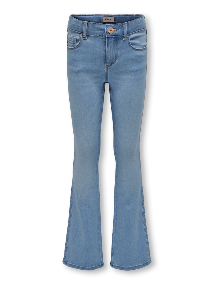 ONLY KIDS Flare Leg Jeans With Adjustable Waist - Image 1 of 2