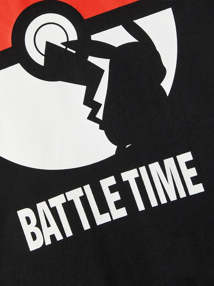 Name It Black Pokémon 100% Cotton T-Shirt - Image 4 of 4
