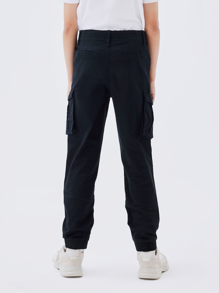 Name It Black Cargo Trousers - Image 2 of 6 Name It Black Cargo Trousers - Image 2 of 6
