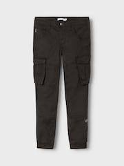 Name It Black Boys Cargo Trousers - Image 3 of 6
