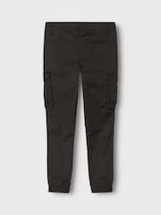 Name It Black Boys Cargo Trousers - Image 4 of 6