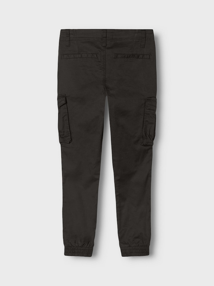 Name It Black Boys Cargo Trousers - Image 4 of 6