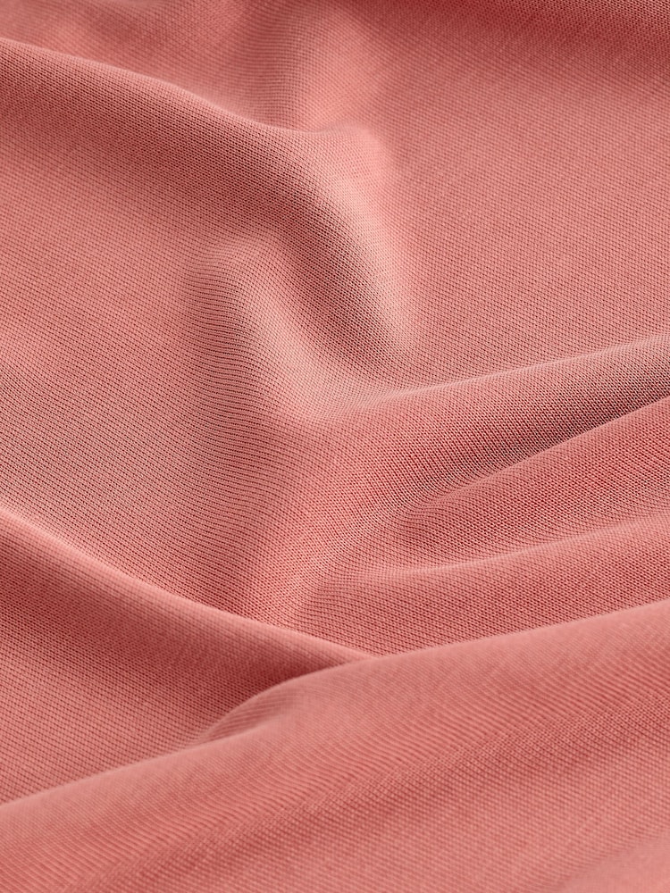 Rose Pink Premium Modal Rich Short Sleeve Scoop Neck T-Shirt - Image 7 of 7