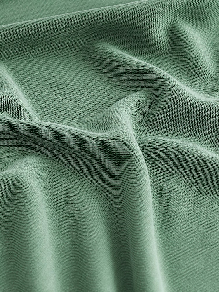 Green Premium Modal Rich Short Sleeve Scoop Neck Vest - Image 6 of 6