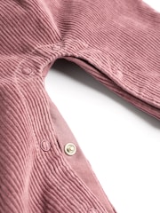 Pink Corduroy Baby Dungaree and Long Sleeve Bodysuit Set (0mths-2yrs) - Image 9 of 12