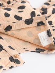 Tan Brown Leopard Print Baby Bloomer Romper with Tights Set (0mths-3yrs) - Image 14 of 14